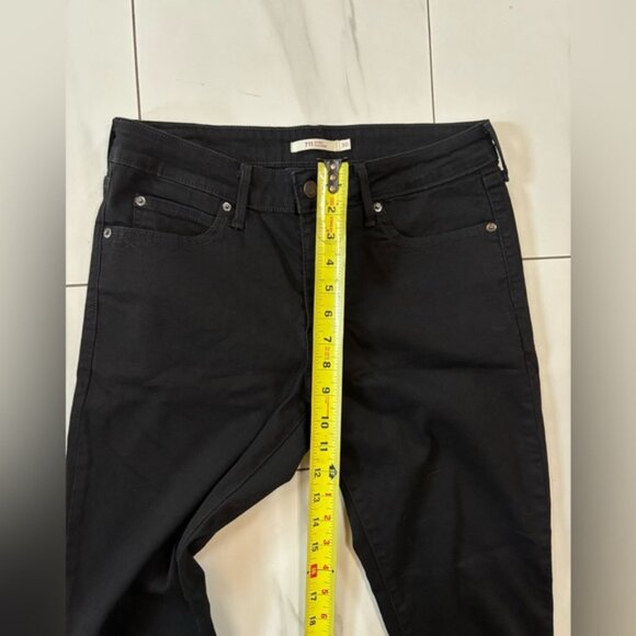 Levi's 711 skinny jeans Stretch size 30 black - never worn! - Picture 6 of 8
